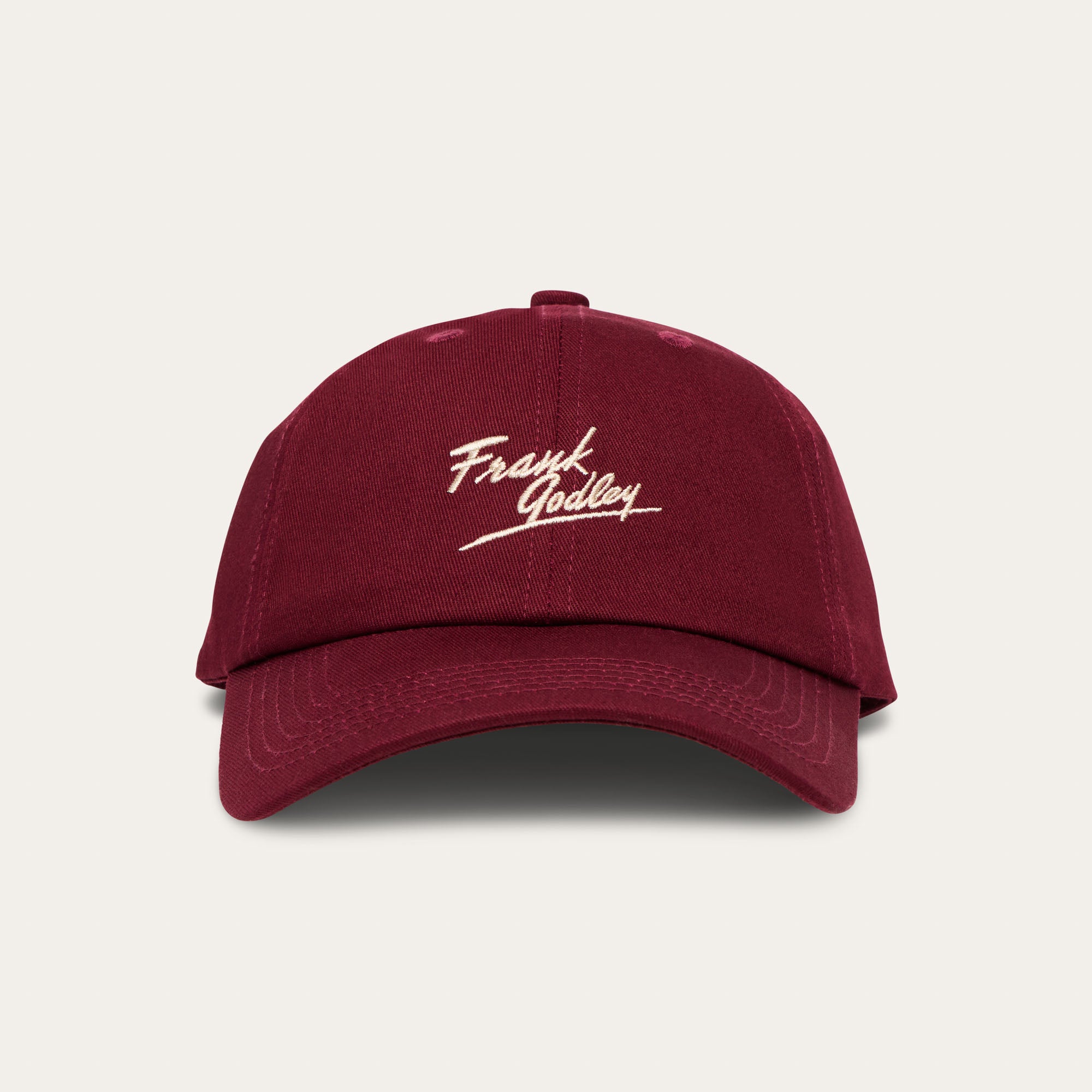 Frank Godley Signature Burgundy Cap.