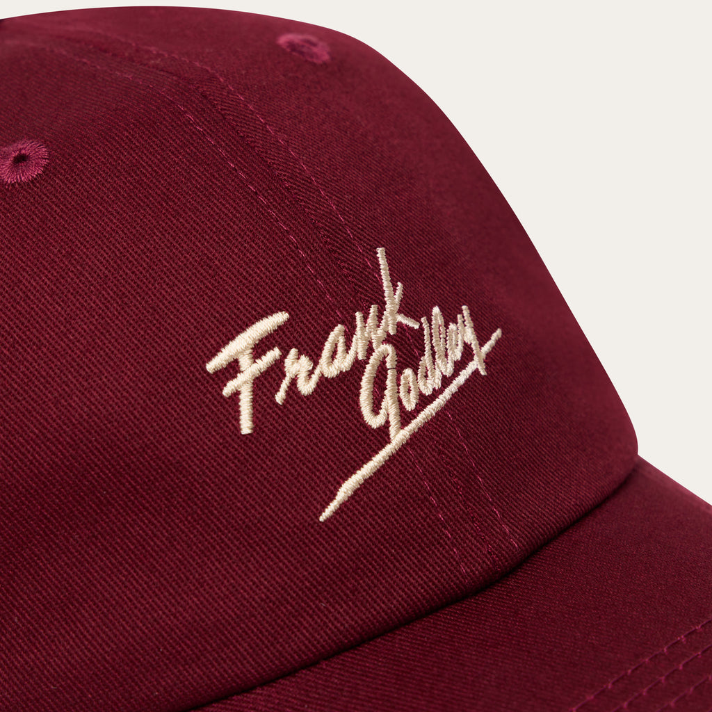 Frank Godley Signature Burgundy Cap.