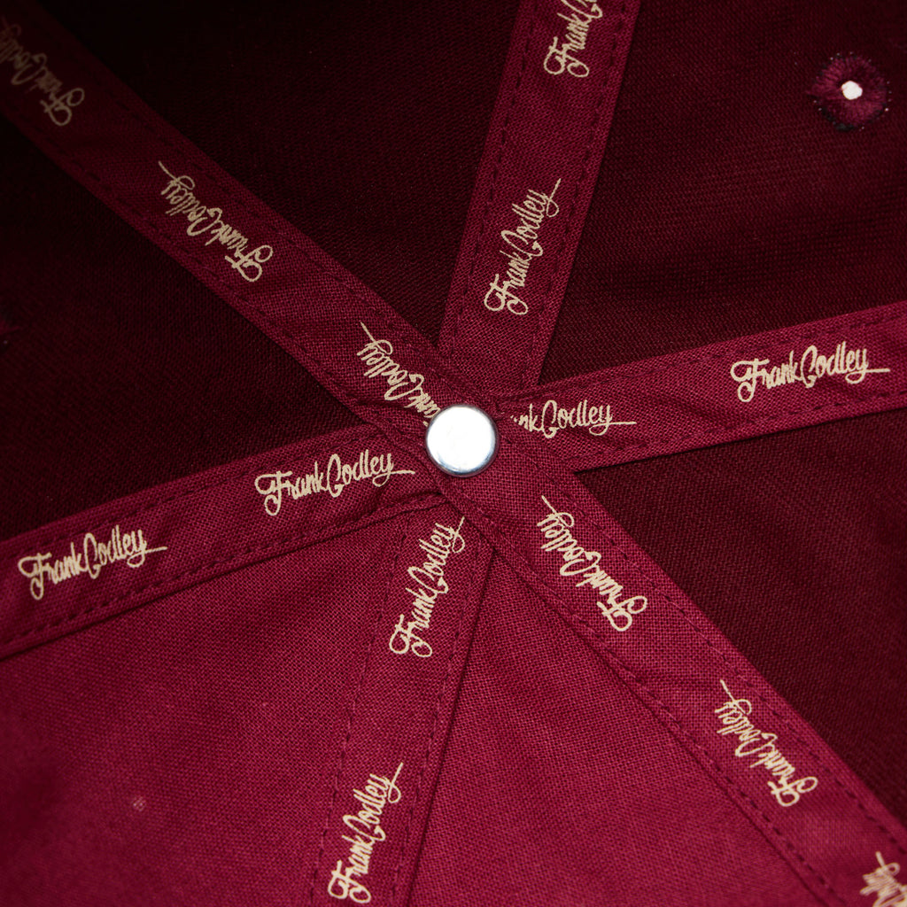 Frank Godley Signature Burgundy Cap.