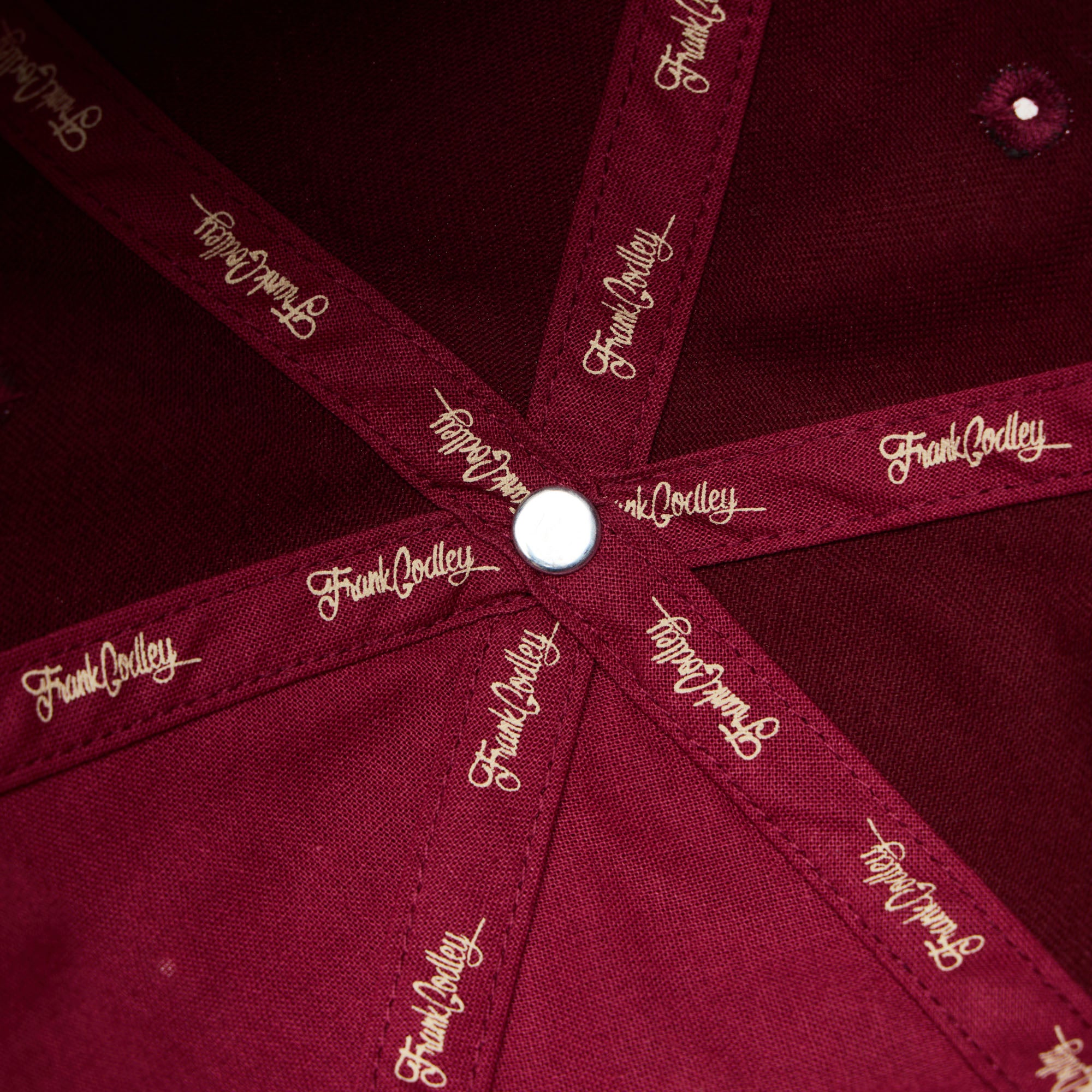 Frank Godley Signature Burgundy Cap.